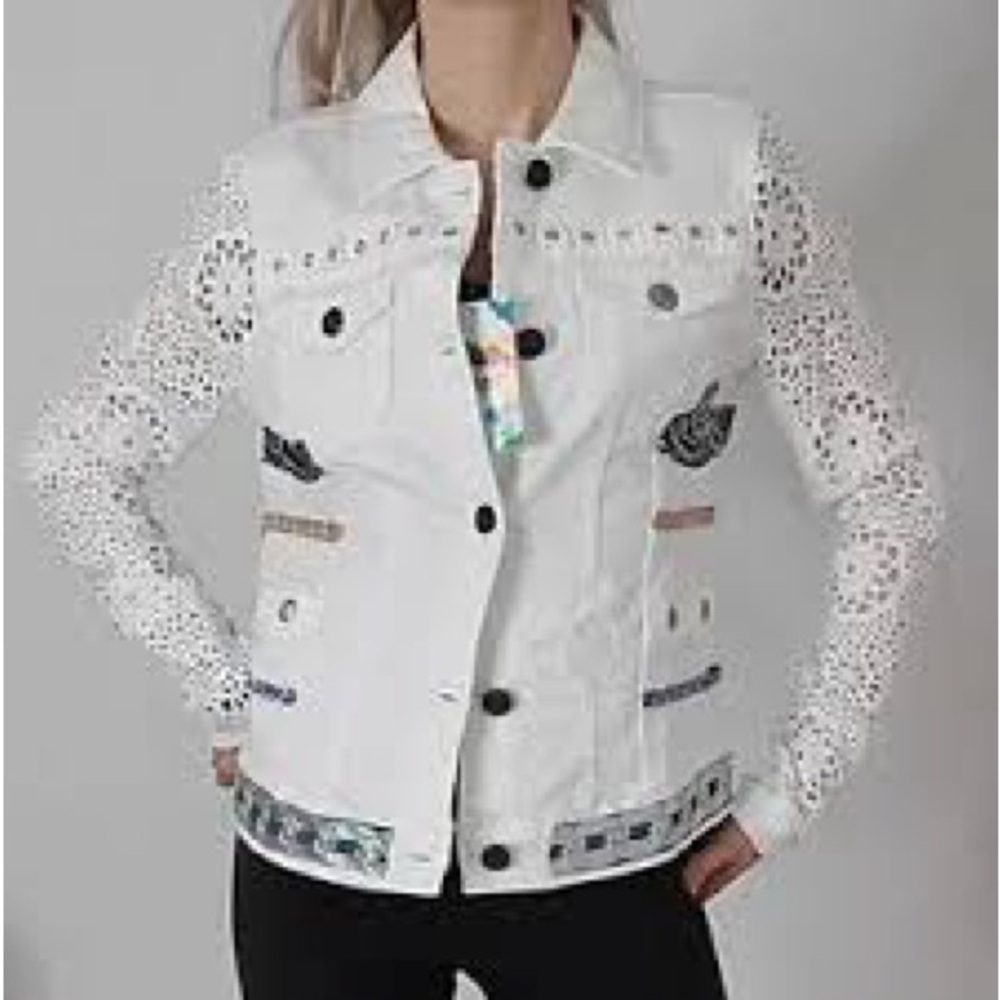 DESIGUAL
Andra Crocheted Sleeve Jacket - Picture 4 of 8